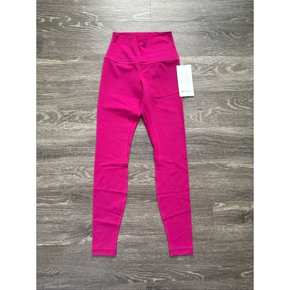 NWT Lululemon Align High-Rise Pant 28” Leggings In Wild Berry Pink Size 4